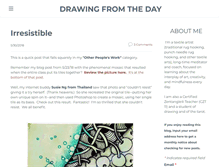 Tablet Screenshot of drawingfromtheday.com